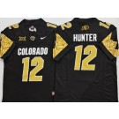 Men's Colorado Buffaloes #12 Travis Hunter Limited Black 2025 FUSE College Football Jersey