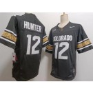 Men's Colorado Buffaloes #12 Travis Hunter Limited Black Alternate FUSE College Football Jersey
