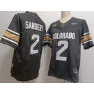 Men's Colorado Buffaloes #2 Shedeur Sanders Limited Black Alternate FUSE College Football Jersey