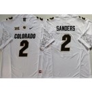 Men's Colorado Buffaloes #2 Shedeur Sanders Limited White FUSE College Football Jersey