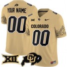 Men's Colorado Buffaloes Custom Limited Gold Alternate FUSE College Football Jersey