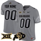 Men's Colorado Buffaloes Custom Limited Gray Alternate FUSE College Football Jersey