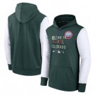 Men's Colorado Rockies Green Authentic Collection Performance Hoodie