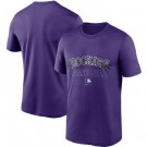 Men's Colorado Rockies Printed T Shirt 112517