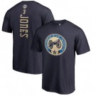 Men's Columbus Blue Jackets #3 Seth Jones Navy Printed T Shirt 112520