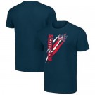 Men's Columbus Blue Jackets Starter Navy Color Scratch T Shirt