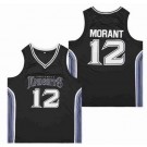 Men's Crestwood High School Knights #12 Ja Morant Black Basketball Jersey