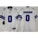 Men's Dallas Cowboys #0 DeMarvion Overshown Limited White Vapor Jersey