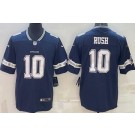 Men's Dallas Cowboys #10 Cooper Rush Limited Navy Vapor Jersey