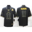 Men's Dallas Cowboys #11 Micah Parsons Limited Black Gold 60th Anniversary Vapor Jersey