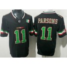 Men's Dallas Cowboys #11 Micah Parsons Limited Black Mexico Fashion FUSE Vapor Jersey