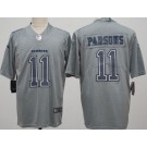 Men's Dallas Cowboys #11 Micah Parsons Limited Gray Atmosphere Vapor Jersey