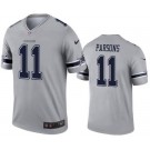 Men's Dallas Cowboys #11 Micah Parsons Limited Gray Inverted Vapor Jersey