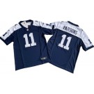 Men's Dallas Cowboys #11 Micah Parsons Limited Navy Alternate FUSE Vapor Jersey