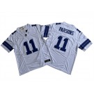 Men's Dallas Cowboys #11 Micah Parsons Limited White FUSE Vapor Jersey