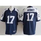 Men's Dallas Cowboys #17 Brandon Aubrey Limited Navy Alternate Vapor Jersey