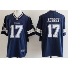 Men's Dallas Cowboys #17 Brandon Aubrey Limited Navy Vapor Jersey