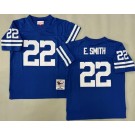 Men's Dallas Cowboys #22 Emmitt Smith Blue 1996 Throwback Jersey