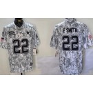 Men's Dallas Cowboys #22 Emmitt Smith Limited Arctic Camo 2024 Salute to Service Jersey