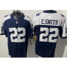 Men's Dallas Cowboys #22 Emmitt Smith Limited Navy Alternate FUSE Vapor Jersey
