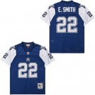 Men's Dallas Cowboys #22 Emmitt Smith Navy 1995 Throwback Jersey