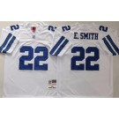 Men's Dallas Cowboys #22 Emmitt Smith White 1994 Jersey