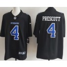 Men's Dallas Cowboys #4 Dak Prescott Limited Black Fashion Vapor Jersey