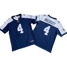 Men's Dallas Cowboys #4 Dak Prescott Limited Navy Alternate FUSE Vapor Jersey