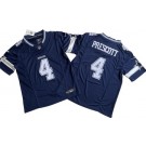 Men's Dallas Cowboys #4 Dak Prescott Limited Navy FUSE Vapor Jersey