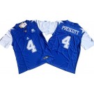 Men's Dallas Cowboys #4 Dak Prescott Limited Royal Throwback FUSE Vapor Jersey