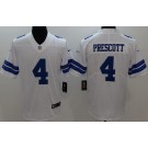 Men's Dallas Cowboys #4 Dak Prescott Limited White Vapor Untouchable Jersey