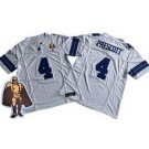 Men's Dallas Cowboys #4 Dak Prescott Limited White Walter Payton Man of the Year FUSE Vapor Jersey