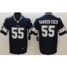 Men's Dallas Cowboys #55 Leighton Vander Esch Limited Navy Vapor Untouchable Jersey
