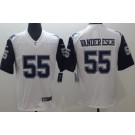 Men's Dallas Cowboys #55 Leighton Vander Esch Limited White Rush Color Jersey