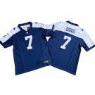 Men's Dallas Cowboys #7 Trevon Diggs Limited Navy Alternate FUSE Vapor Jersey