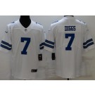 Men's Dallas Cowboys #7 Trevon Diggs Limited White Vapor Jersey