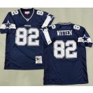 Men's Dallas Cowboys #82 Jason Witten Navy 2007 Throwback Jersey