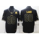 Men's Dallas Cowboys #88 CeeDee Lamb Limited Black Gold 60th Anniversary Vapor Jersey