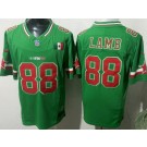 Men's Dallas Cowboys #88 CeeDee Lamb Limited Green Mexico Fashion FUSE Vapor Jersey