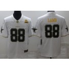 Men's Dallas Cowboys #88 CeeDee Lamb Limited White Gold 60th Anniversary Vapor Jersey