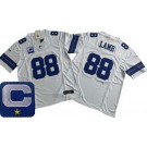 Men's Dallas Cowboys #88 CeeDee Lamb White Captain Patch FUSE Vapor Jersey