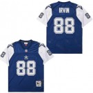 Men's Dallas Cowboys #88 Michael Irvin Navy 1995 Throwback Jersey
