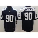 Men's Dallas Cowboys #90 Demarcus Lawrence Limited Navy Thanksgiving Vapor Untouchable Jersey