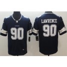 Men's Dallas Cowboys #90 Demarcus Lawrence Limited Navy Vapor Untouchable Jersey