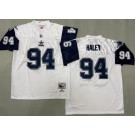 Men's Dallas Cowboys #94 Charles Haley White 1994 Throwback Jersey
