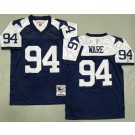 Men's Dallas Cowboys #94 DeMarcus Ware Navy Alternate Throwback Jersey