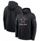 Men's Dallas Cowboys Black 2024 Crucial Catch Club Pullover Hoodie