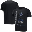 Men's Dallas Cowboys Black NFL x Staple World Renowned T Shirt