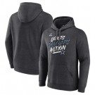 Men's Dallas Cowboys Charcoal 2021 NFL Playoffs Bound Lights Action Pullover Hoodie