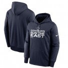 Men's Dallas Cowboys Navy 2021 NFC East Division Champions Trophy Collection Pullover Hoodie